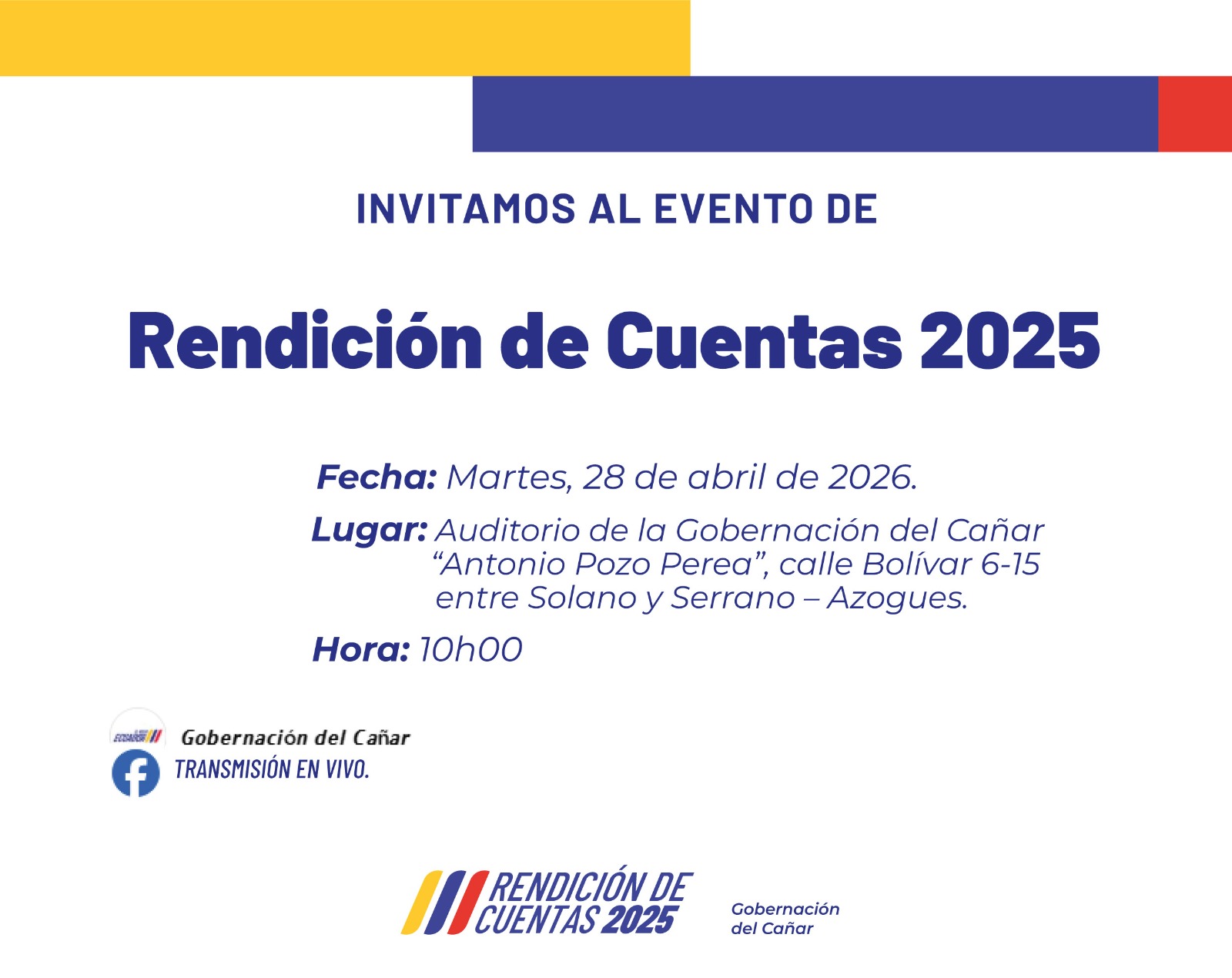 RENDICIÃN DE CUENTAS 2025